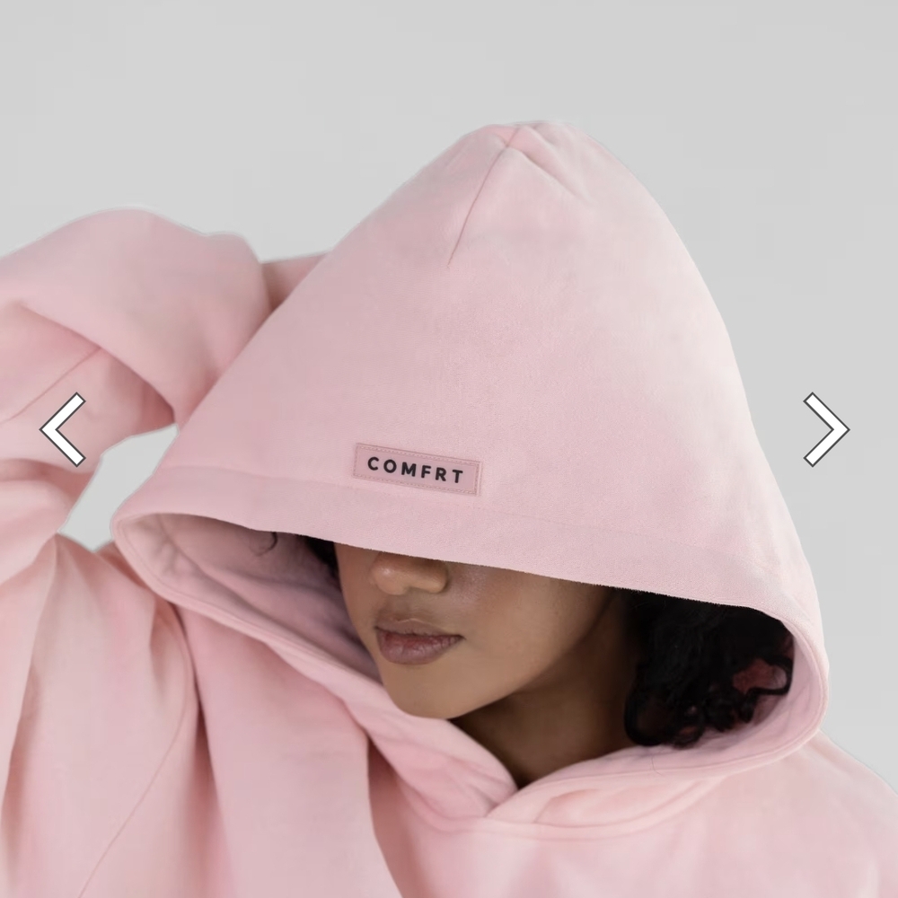 Comfrt Bubblegum Pink Hoodie